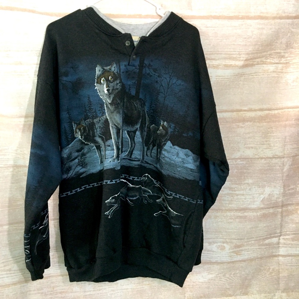 Artisians Vintage Wolf Shirt